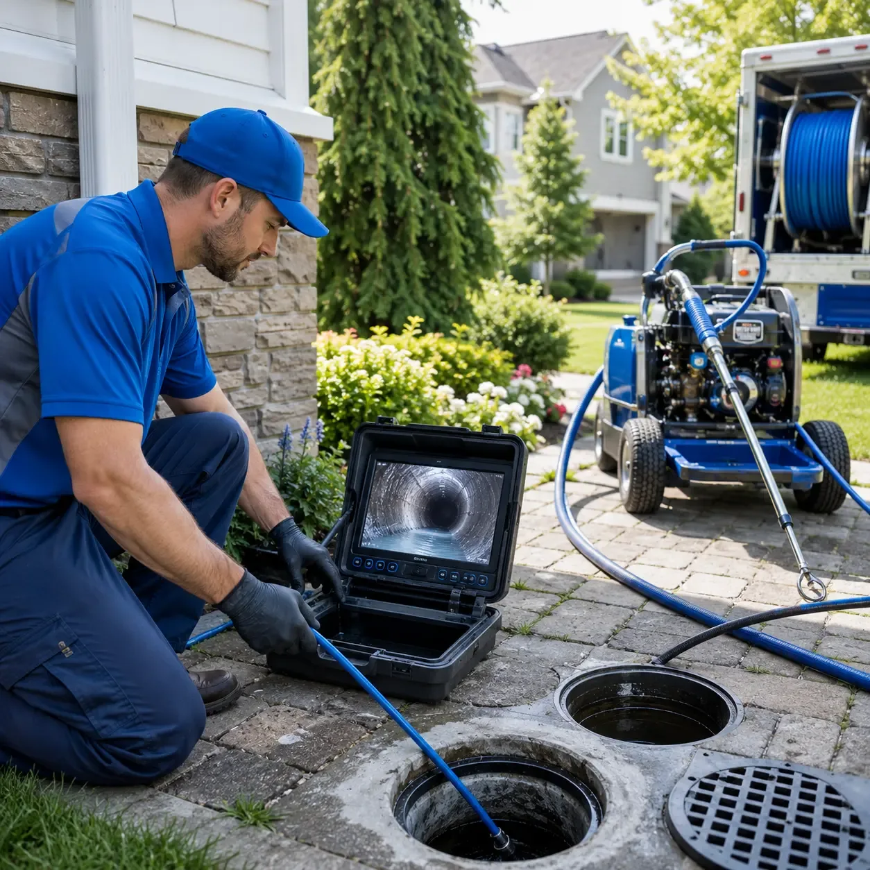Outdoor drain cleaning professionals serving Loyal, OK